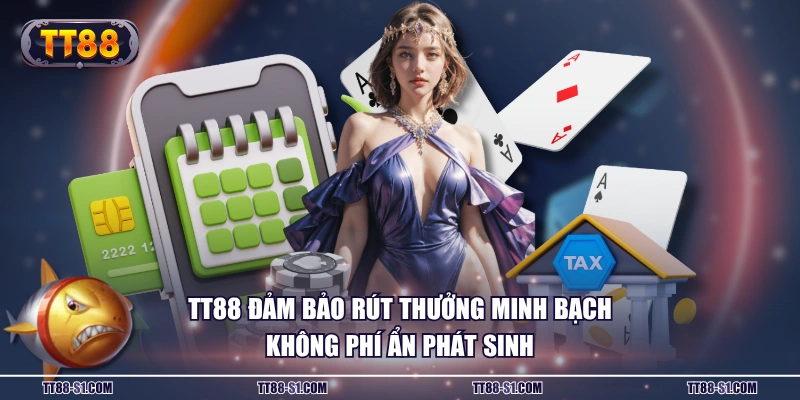TT88 đảm bảo rút thưởng minh bạch, không phí ẩn phát sinh